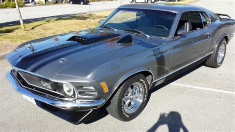 Ford Mustang 1970 Gray For Sale 0t05h150348 1970 Ford Mustang Mach 1