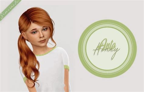 Anto Honey Hair Kids Version At Simiracle • Sims 4 Updates Sims 4