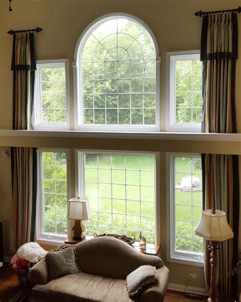 Like the eyes, windows are the view to the luxury life luxury real estate modern family rooms e magazine custom window treatments modern. Two-story Window Treatment - Traditional - Family Room ...