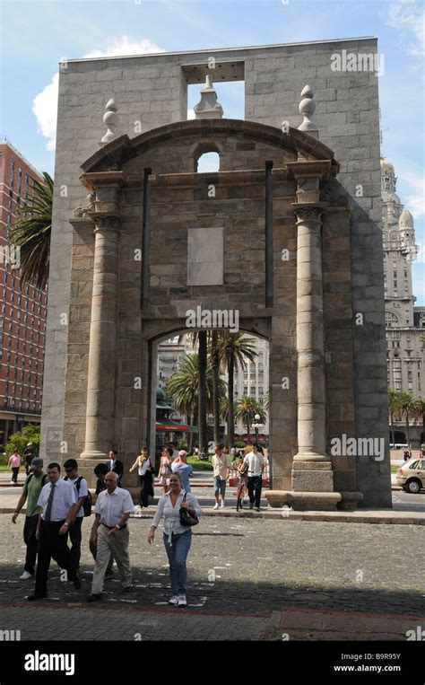 Door Of The Old City Montevideo Uruguay Stock Photo Alamy