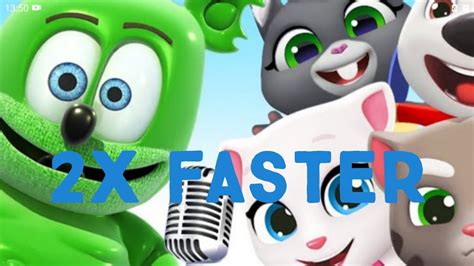 My Talking Tom Friends Gummy Bear Ozyrys 2x Faster Youtube