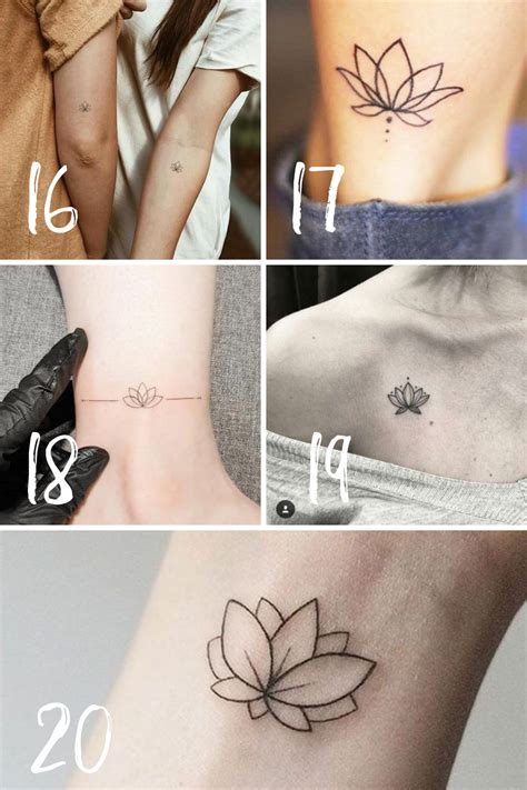 Lotus Flower Tattoo Ideas Meaning Tattooglee Simple Lotus Flower