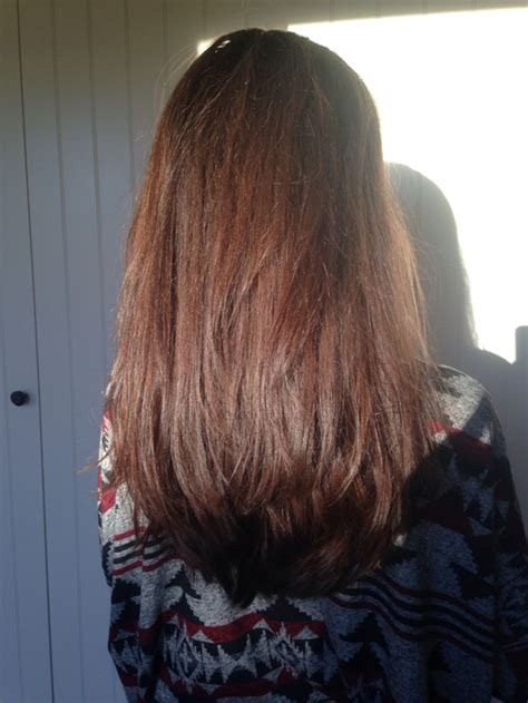 Just below shoulder length hair. Red below shoulder length and layered! | Medium hair ...