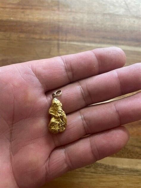 Western Australian High Purity Gold Nugget Pendant Grams Ebay