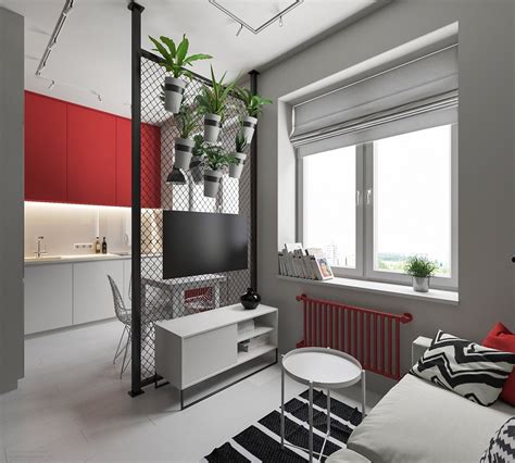 3 Small Apartments That Rock Uncommon Color Schemes With Floor Plans