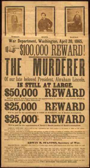 Booth Wanted Poster