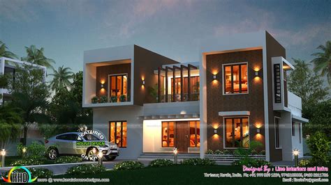 Box Style House Kerala Home Design And Floor Plans 8000 Houses 6fb