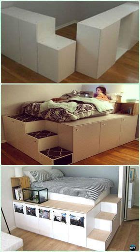 Sowas könnten wir alle gebrauchen. -> DIY IKEA Kitchen ... Simms natural wood platform bed.