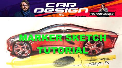 How To Draw Cars Audi Marker Color Sketch Tutorial Luciano Bove