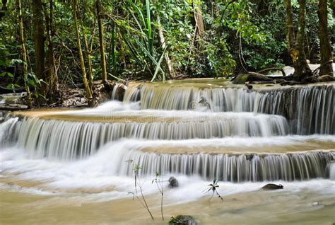Tropical Rainforest Waterfall In Thailand Stock Image Image Of Nature