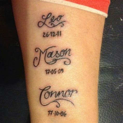Pin By Josefin Arvidsson On Tattoo Tattoos With Kids Names Name