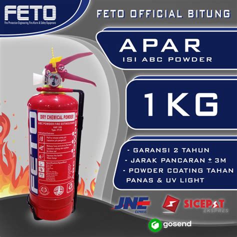 Alat Pemadam Kebakaran Apar Abc Powder Kg Feto Lazada Indonesia