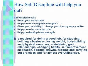 article on self discipline