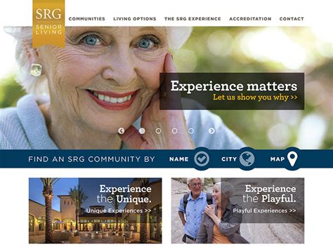 Advertising For Seniors Stafford Creative Inc Srg Senior Living Website
