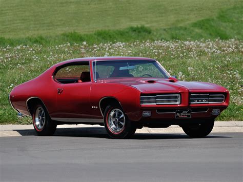 1969 Pontiac Gto Hardtop Coupe 4237 Muscle Classic H Wallpaper