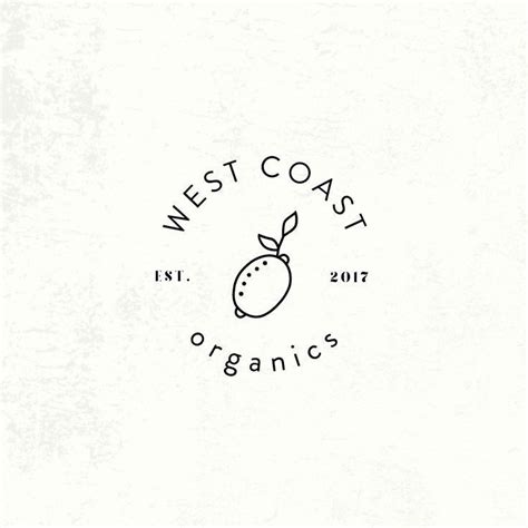 Adorably Simple Logo Design Organic Food Graphic Design