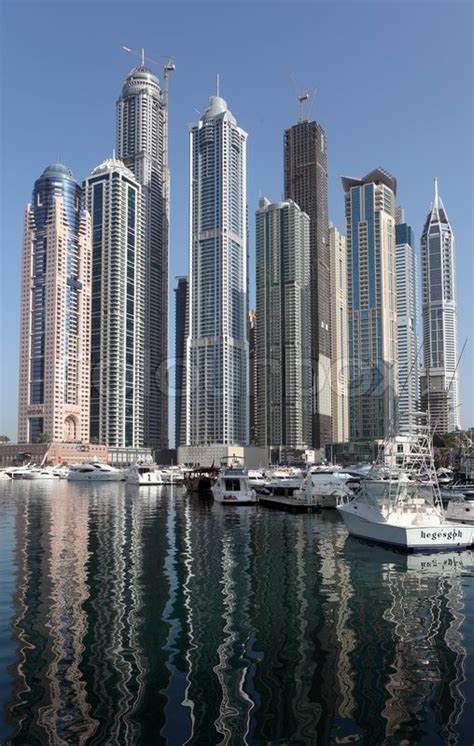 Dubai Marina United Arab Emirates Stock Photo Colourbox