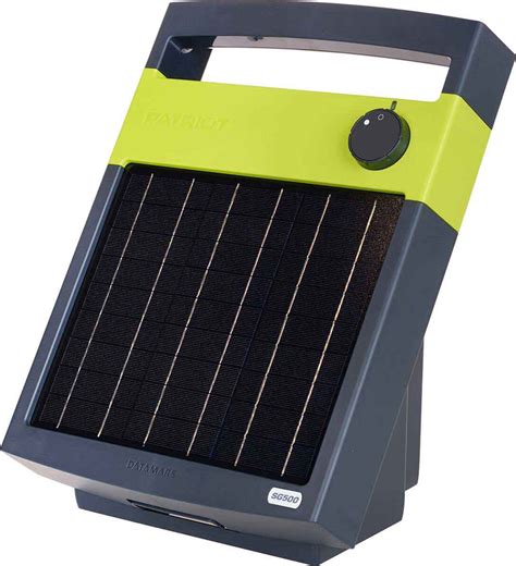 3km electric fence charger farm livestock energizer poultry pulse voltage fence. Patriot Solarguard 500 Solar Fence Energizer Datamars ...