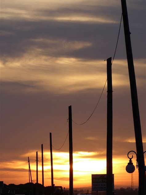 Sunset Electricity Pylons Evening Free Photo On Pixabay Pixabay