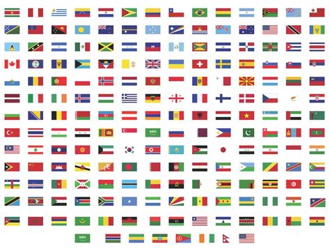 Free Printable Country Flags
