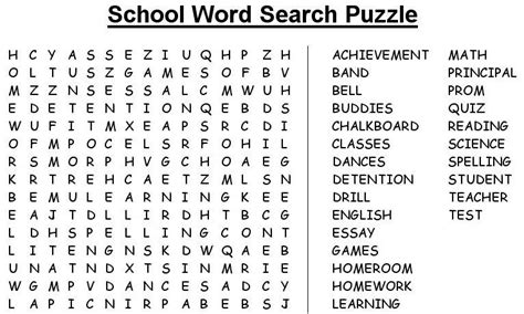 Word Search Puzzles Printable Bing Images For Bo Pinterest Word