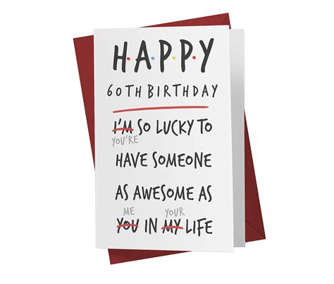 Buy Karto Happy 60th Birthday Card For Men Women Funny 60th Birthday