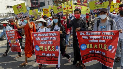Mass Anti Coup Protests In Myanmar As Un Warns Of Crackdown Ctv News