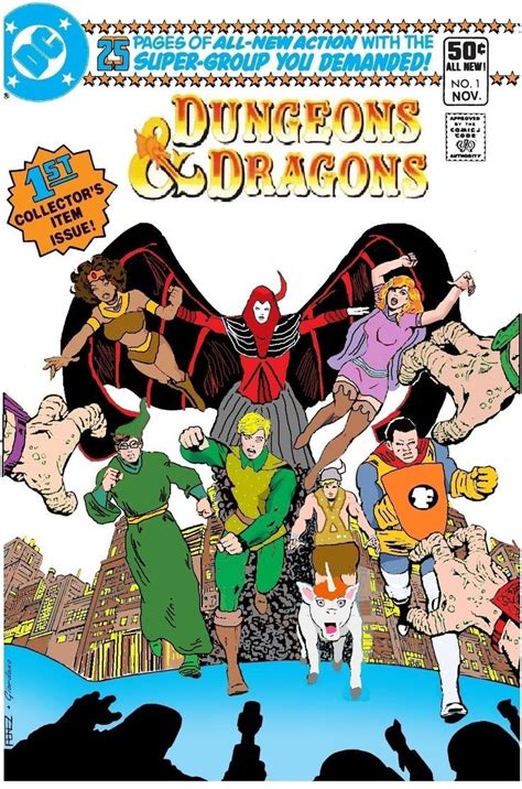 Dungeons And Dragons Comic Book Cover Comic Books Morning Cartoon