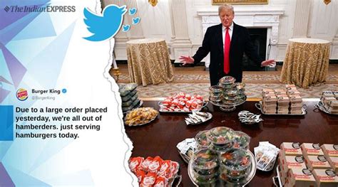 Burger King Trolls Trump After He Misspells Hamburgers Trending News