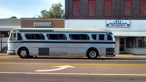1960 G M Pd 4104 Valley Coach Bus In Montrose Michigan Autobus