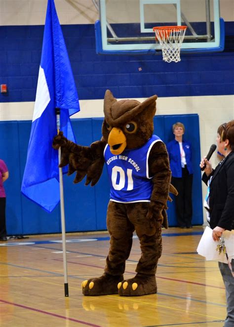 Onor With The Team Flag Made For Oscoda High School