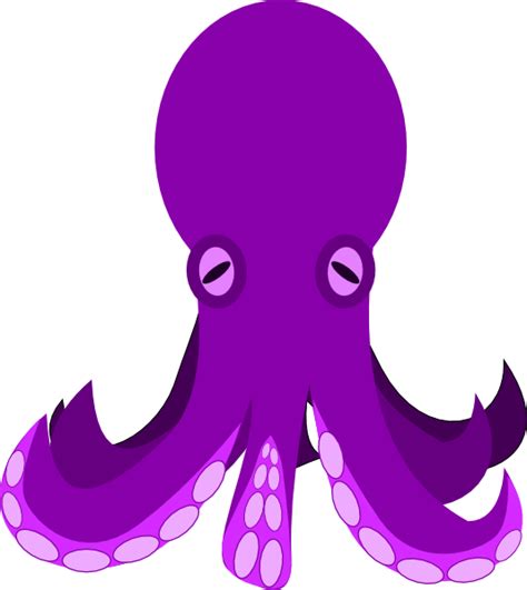 Purple Octopus Clip Art At Vector Clip Art Online Royalty