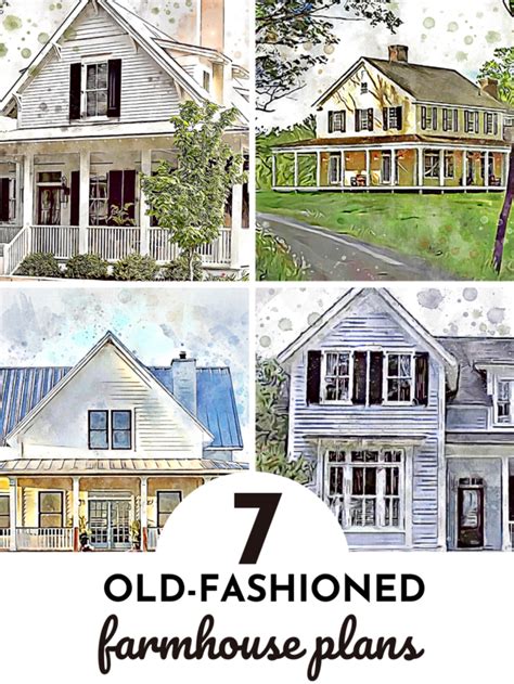 7 Gorgeously Old Fashioned Farmhouse Plans Heart S Content Farmhouse