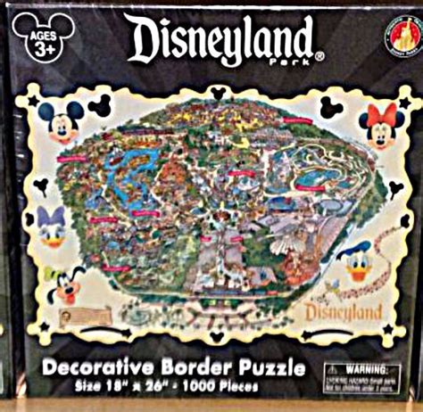 $39.95 disneyland map decorative border puzzle 1000 piece brand new & sealed. Disney Parks Disneyland Decorative Border 1000 Piece ...