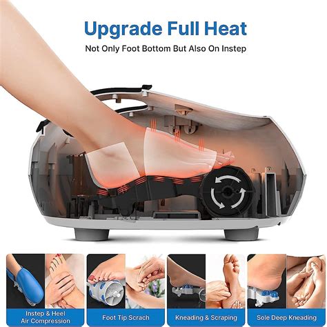 Buy Renpho Foot Massager Machine With Full Covered Heat And Remote And Eye Massager With Heat And