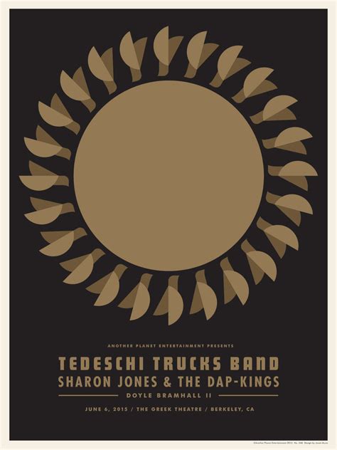 Tedeschi Trucks Band Screen Print Band Poster Jason Munn