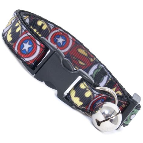 Cool cat collars for cats and kittens all in one place. Ultimate Superhero Cat Collar | Buckle & Bell | [Safety ...