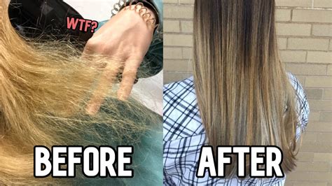 How I Saved My Extremely Damaged Hair Tips For Fixing Broken Hair