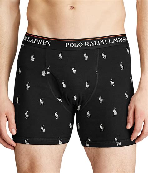 Polo Ralph Lauren Classic Fit Cotton Boxer Brief 3 Pack And Reviews