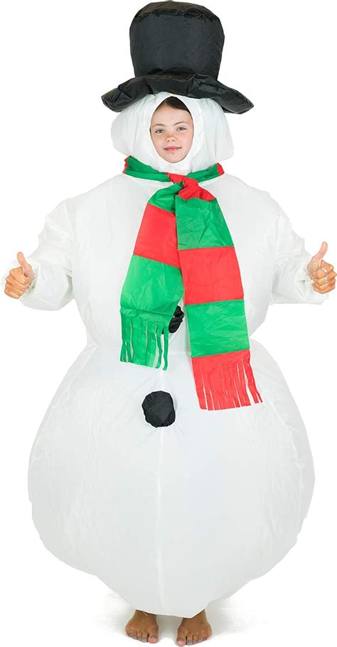 Bodysocks Fancy Dress Snowman Inflatable Costume For Kids