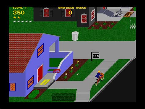 Paperboy 1984 Classic Video Games Paper Boy Retro Video Games