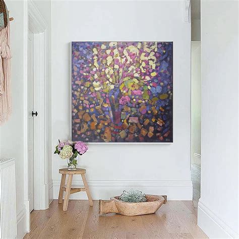 Hand Painted Canvas Art Painting Art Colorful Abstract Art Etsy
