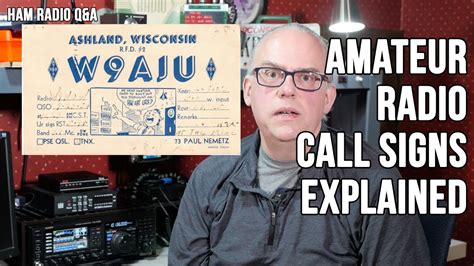 Amateur Radio Callsigns Explained Ham Radio Qanda Youtube