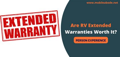 Are Rv Extended Warranties Worth It