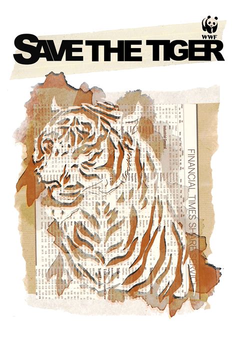 Wwf Save The Tiger Poster Campaign On Behance
