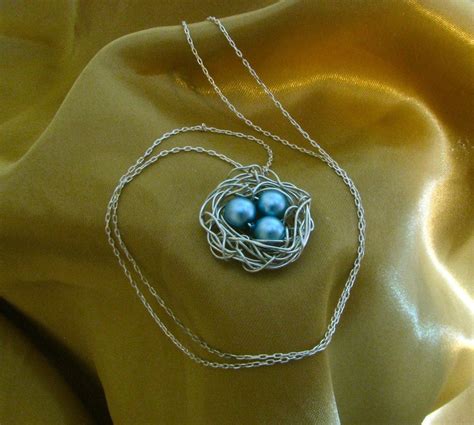 Welcome Spring With A Sweet And Simple Robins Nest Pendant I Found