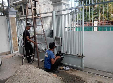 Anda tidak perlu mengunci pintu pagar secara manual selepas ini. == Khusus Autogate - Autodoor - Portal Parkir ==: PAGAR ...