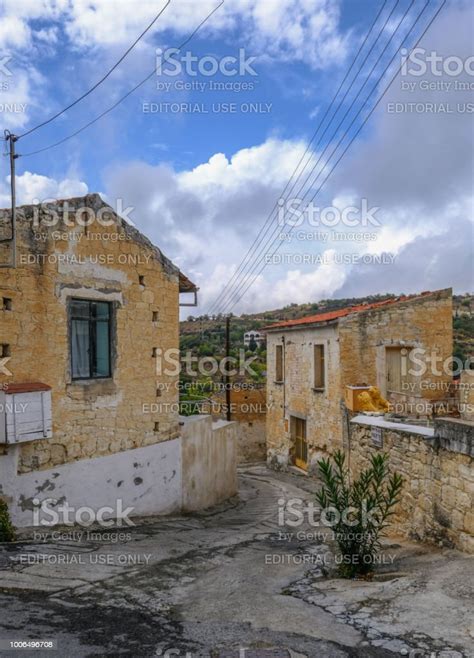 Street View In Arsos Village Cyprus Stock Photo Download Image Now