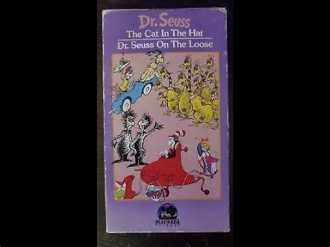 The Cat In The Hat 1971 Dr Seuss On The Loose Full 1985 VHS YouTube