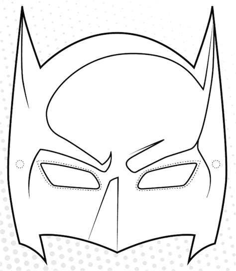 Inspiring printable superhero mask cutouts printable images. Printable Batman Mask - Crafts To Do With Kids